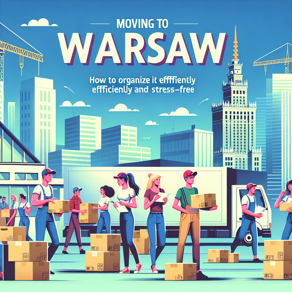 Przeprowadzka Warszawa – jak zorganizować ją sprawnie i bez stresu